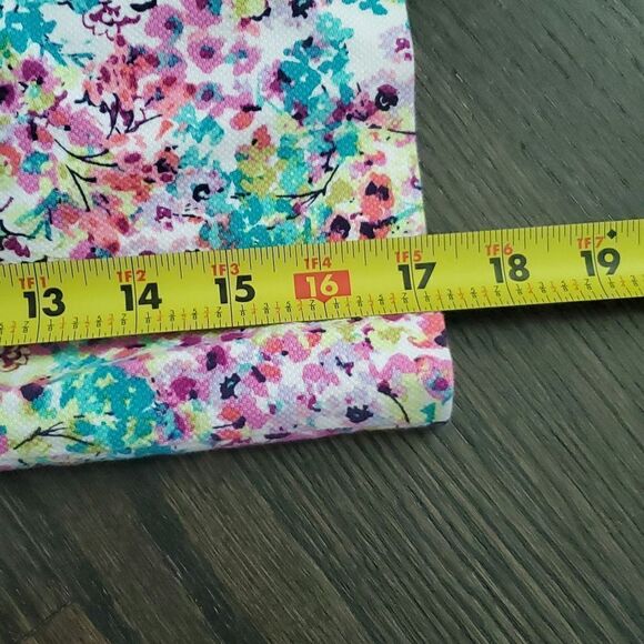 Victoria's Secret 6 Floral Print Skirt Bright Colorful Rainbow Spring - Picture 10 of 10